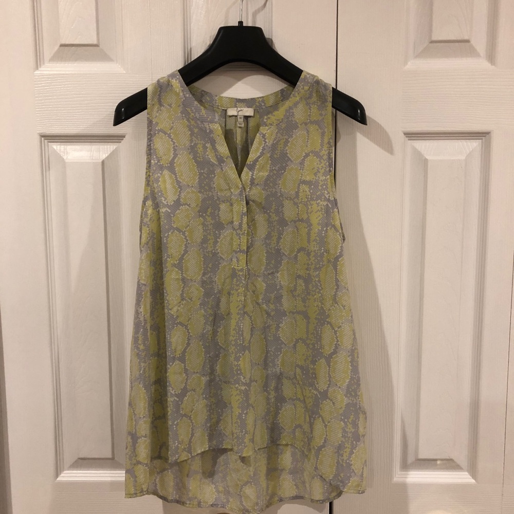 Josie Snakeskin Print Top